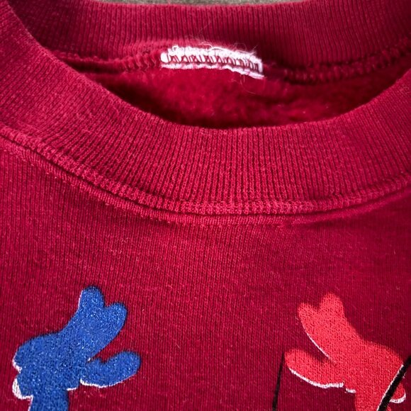 Vintage 90s Looney Tunes Tweety Bird Artist Sweatshirt Girls XL - Picture 7 of 8